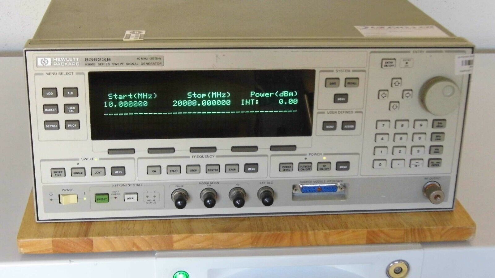 Agilent HP 83623B w/001 high power synthesized sweeper, 2 in stock Agilent HP 83623B w/001 high power synthesized sweeper, 2 in stock